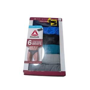 Mens Reebok Performance Low rise briefs, 6 pairs,  NEW IN BOX, size 3X
